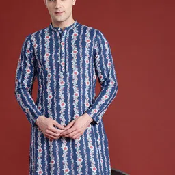 Anouk Kaarkhana Collection Pure Cotton Floral Print Kurta-image-45