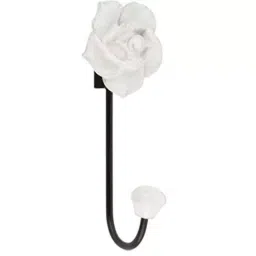 Screw Tight C181902WHT 140mm Ceramic White Multipurpose Rose Floral Hook-16