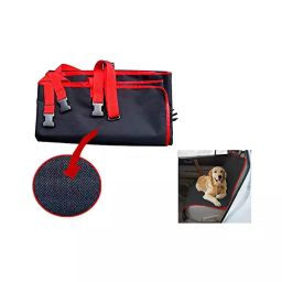 Auto Pearl Polyester Seat Cover Compatible with Mercedes S500 (Red, Black)-image-91