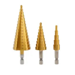 Hogert Technik 4-32 mm Dia Step Drill (Set of 3 Pcs), HT6D325-65