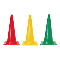 AS ONE Traffic Colorful Cone Made of polyethylene W38×D38×H70 cm, 61-377-4-1-picture-46