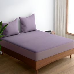 wakefit Lavender Cotton Breathable Mattress Protector-image-39
