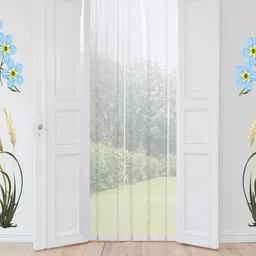 RRC Transparent Set of 2 Sheer Long Door Curtain-picture-14