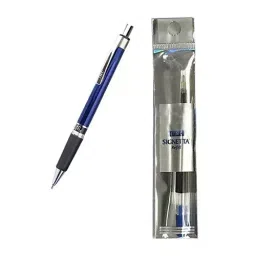 Linc Signetta 0.7 mm Blue Ink Ball Pen + Refill for Student & Professional (Combo of 2 Pcs)-19