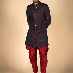 Dulha Ghar Men Printed Sherwani Set-46