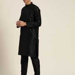 SOJANYA Regular Kurta With Churidar & With Nehru Jacket image 5