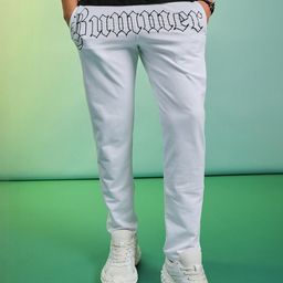 LIMEROAD Men Printed Track Pants-3