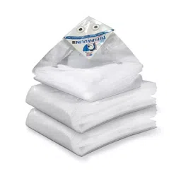 TUFFPAULIN 12x10 Ft 120 GSM Silver Extra Strong Virgin Mulching Sheet Film Tirpal-picture-21