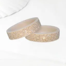 SAVORADE Set Of 2 White Plastic Bangle-picture-34
