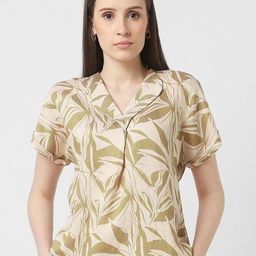 Van Heusen Woman Tropical Print Top-33