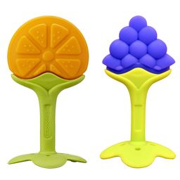Domenico Baby Silicone Teether Orange & Grapes-image-83