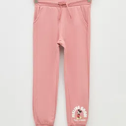 LC Waikiki Disney Featuring Mickey Mouse Printed  Joggers - Pink-picture-0