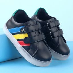Babyoye Velcro Closure Casual Shoes - Black-image-36