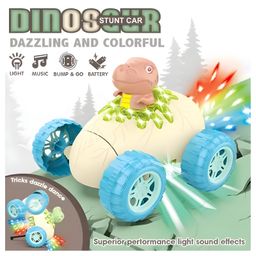 Negocio  Cartoon Egg Stunt Musical Electric Dinosaur Car Toy with Light,music and Sound  the Ultimate Fun for Kids- Pack Of1 - Color May Vary-26