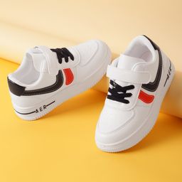 TRUFFLE COLLECTION Colour Blocked With Velcro Closure Sneakers - Black-image-32