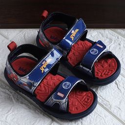 Kidsville Marvel Featuring Spiderman Designed Sandals - Navy Blue-image-97