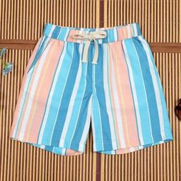 The Lion and the Fish Striped Shorts - Multi Colour-image-37