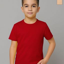 FBAR Boys Pack of 2 Solid Round Neck Pure Cotton T-shirts-picture-19