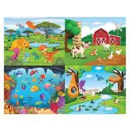 Funskool Play & Learn Dino-Pets-Aquatic-Birds 4 in 1 Educational Puzzle- 120 Pieces image 2