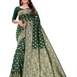 Florence Woven Design Zari Pure Silk Kanjeevaram Saree-image-91
