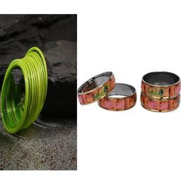 SOMIL Set of 16 Green Alloy Artificial Stones & Beads Bangles-image-56