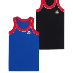 Kritiu Boys Pack of 2 Cotton Basic Innerwear Vests-image-22