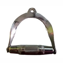 YMD Silver-Toned Chrome D-Handle Cable attachment Workout Accessory-image-56