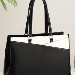 Diva Dale Colourblocked Laptop Shoulder Bag-31