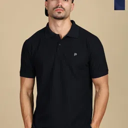 LUX PARKER Men 2 Polo Collar T-shirt-image-35