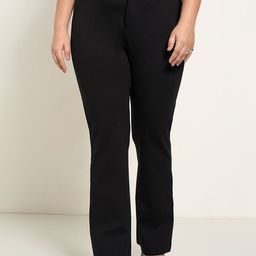 Honey Curvytude by Pantaloons Women Flared Mid-Rise Regular Trousers-image-58