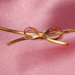 Archies Gold-Plated Knotted Ribbon Wraparound Bracelet-50