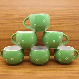 laghima jadon Multicoloured Ceramic Cups Set of 6-40