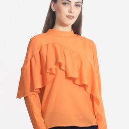 DELIS Monochrome Georgette Top-image-39