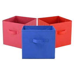 Kuber Industries Pink & Red 3 Pieces Multi-Utility Organisers-8