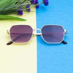 Ted Smith Unisex Square Sunglasses with UV Protected Lens CHOPPER_C3-30