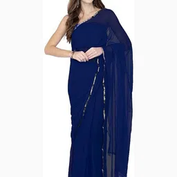THE FASHION ATTIRE Zari Patola Saree With Unstitched Blouse Piece-picture-19