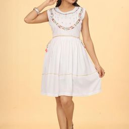 SZN Floral Embroidered Fit & Flare Dress-picture-33