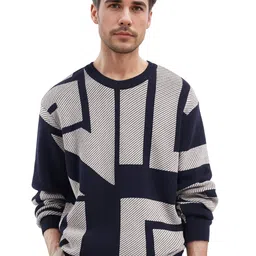 RARE RABBIT Men Printed Pullover Sweater-picture-38