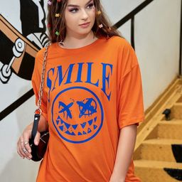 Christy World Women Graphic Printed Round Neck Oversized T-shirt-picture-24