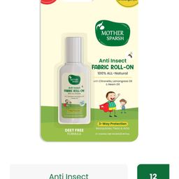Mother Sparsh Baby Natural Mosquito Repellent Fabric Roll-on - 12 ml-0