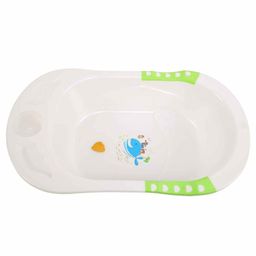 Maanit Anti Slip Big Bath Tub with Anti-Slip Grip - Green-19