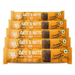 Dev. Pro. Date & Nuts Bar Orange Cinnamon Pack of 5 - 30 gm Each-47
