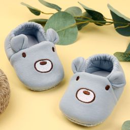 Kicks & Crawl Bear Design Booties - Blue-image-16