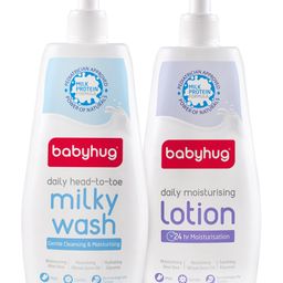 Babyhug Daily Head To Toe Milky Wash - 400 ml & Babyhug Daily Moisturising Lotion - 400 ml-image-20