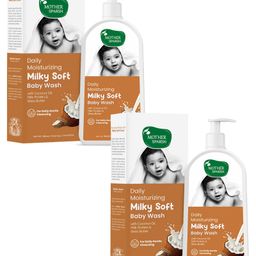 Mother Sparsh Milky Soft Daily Moisturizing Baby Body Wash-300 ml (Pack of 2)-image-76