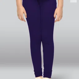LYRA Girls Pack Of 2 Cotton Ankle-Length Leggings-image-40