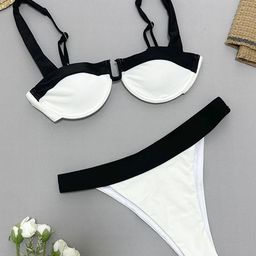 Alamode By Akanksha Sezi Summer Bikini In White-image-19
