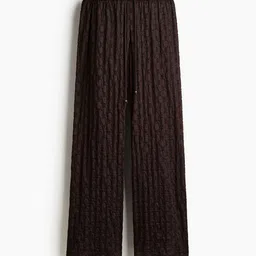H&M Lace-Look Drawstring Trousers-image-42