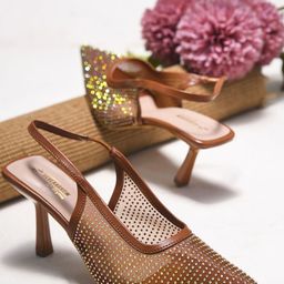 TRYME Party Stiletto Mules-39