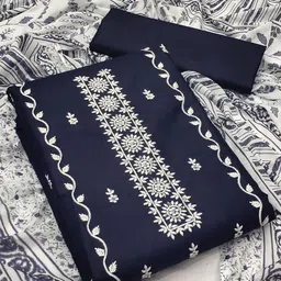 Aika Embroidered Pure Cotton Unstitched Dress Material-image-33